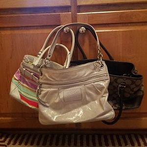 Bundle of 3 Authentic Coach bags!
